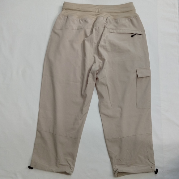RlaGed Pants Capri Activewear Stretch UPF 50 Zippered Pockets Drawstring Small - Picture 5 of 16